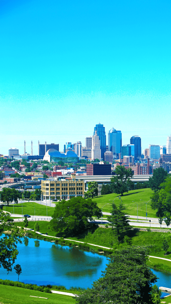 Kansas City skyline.